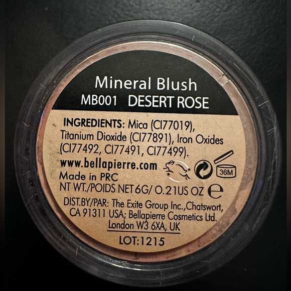 NEW bella pierre Cosmetics Desert Rose Mineral Blush - Picture 1 of 3
